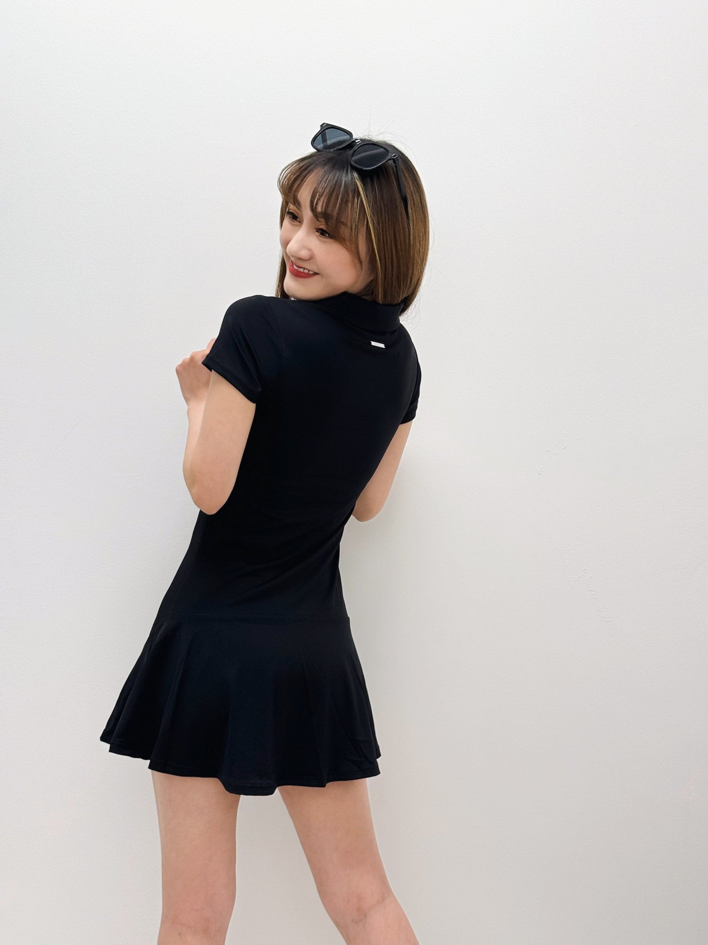 Main Character Padded Polo Dress