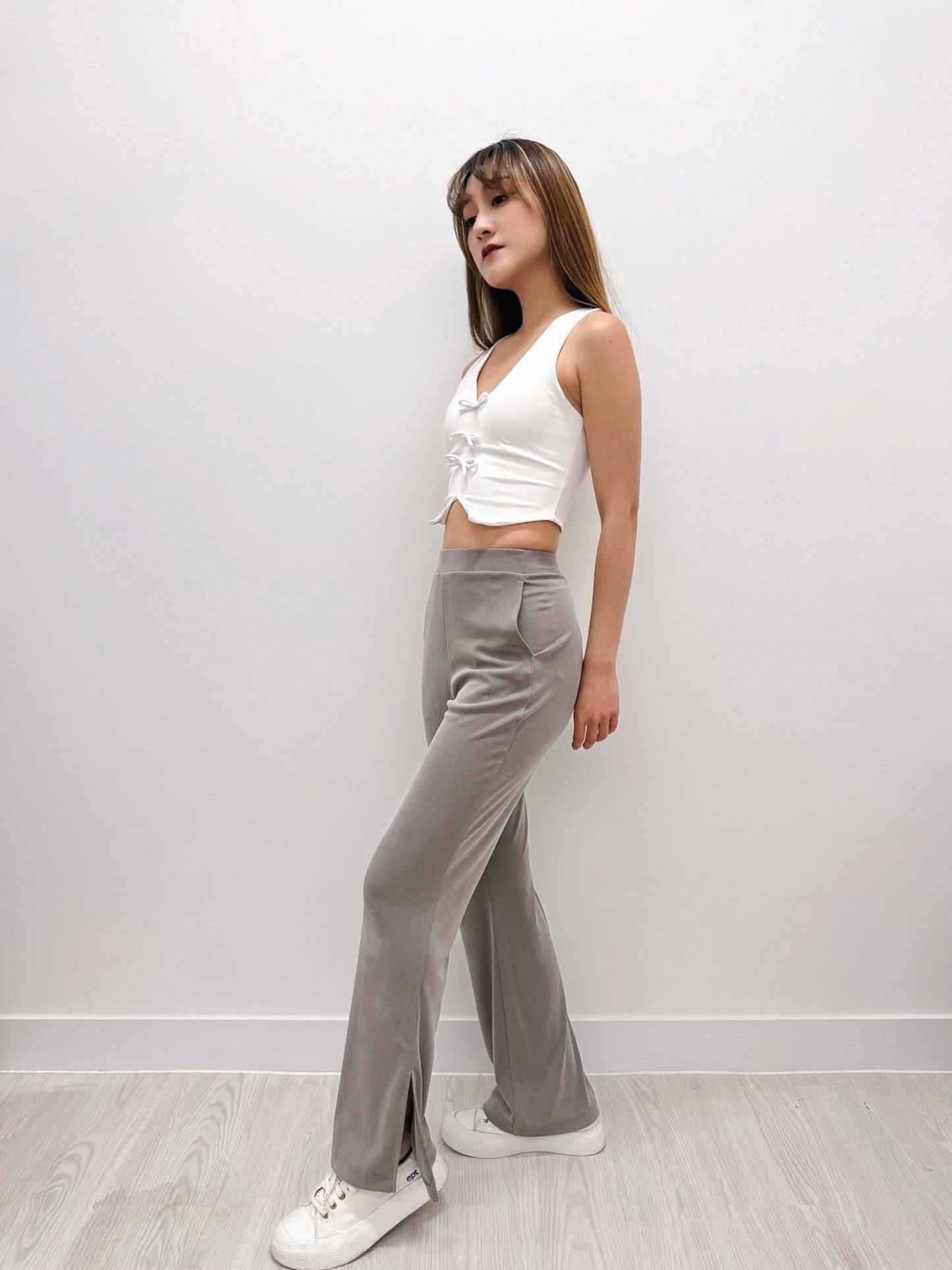 Reset Split-hem Wide-leg Pants