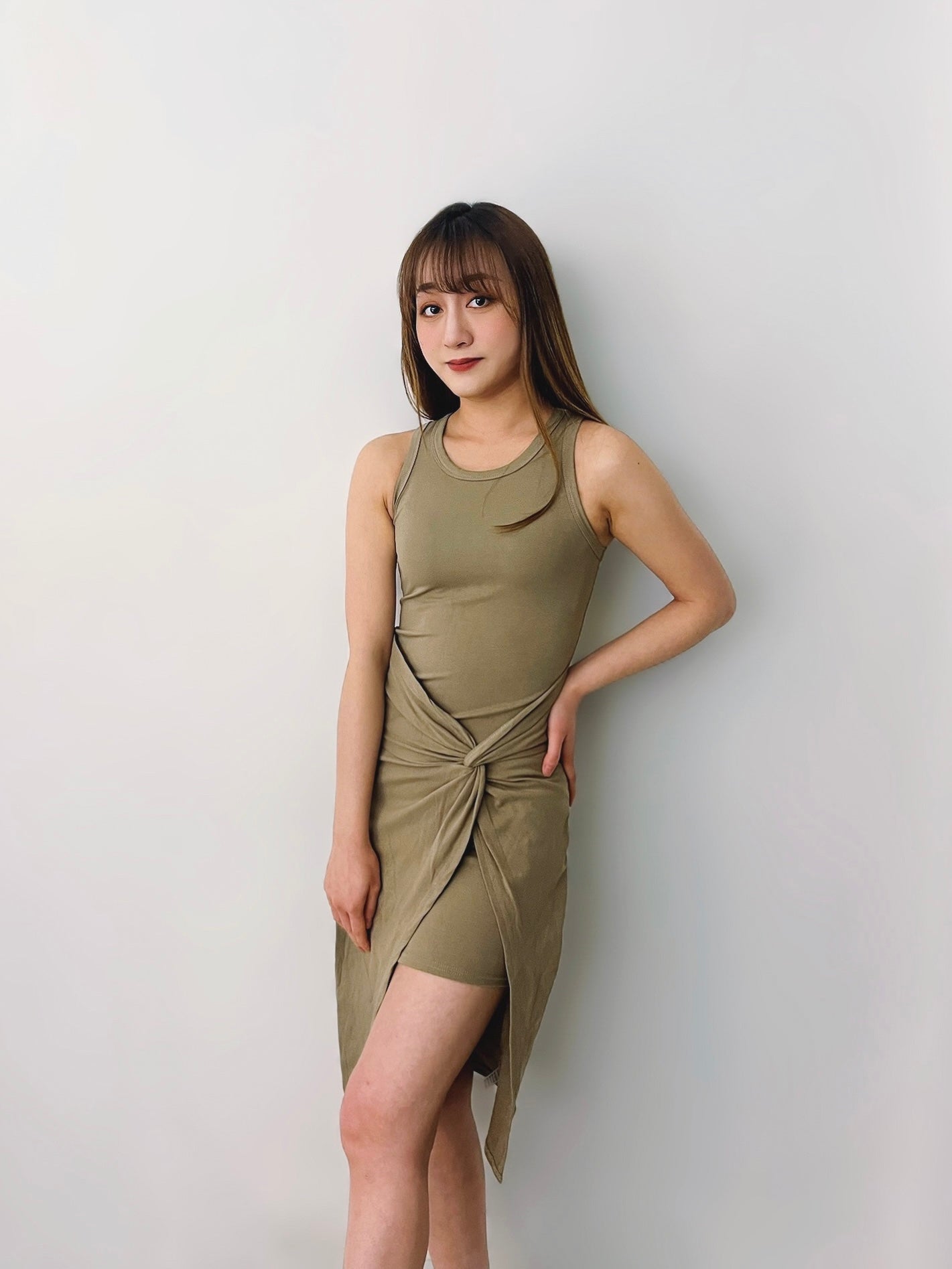 Rosette Tank Dress