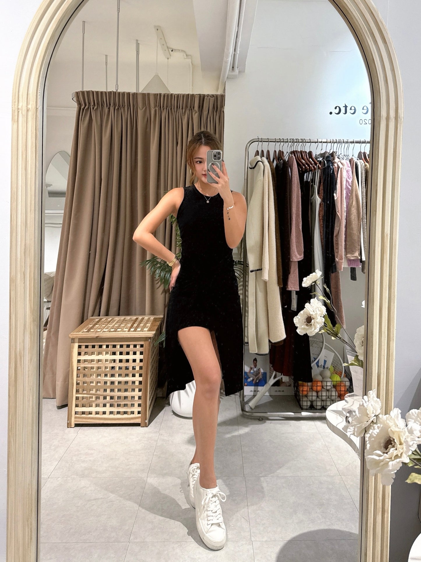 Rosette Tank Dress