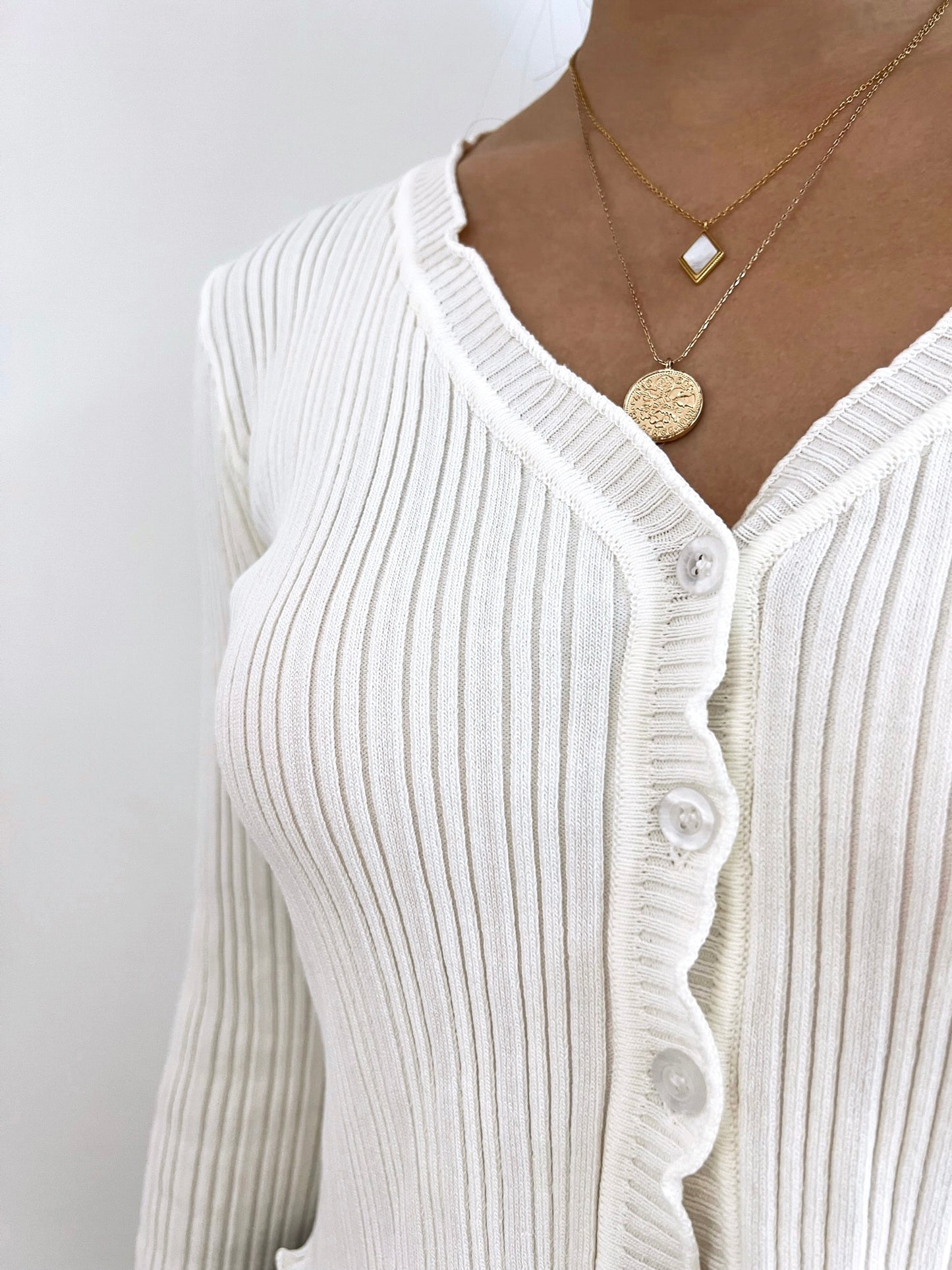 Tyler Ribbed Cardigan Top