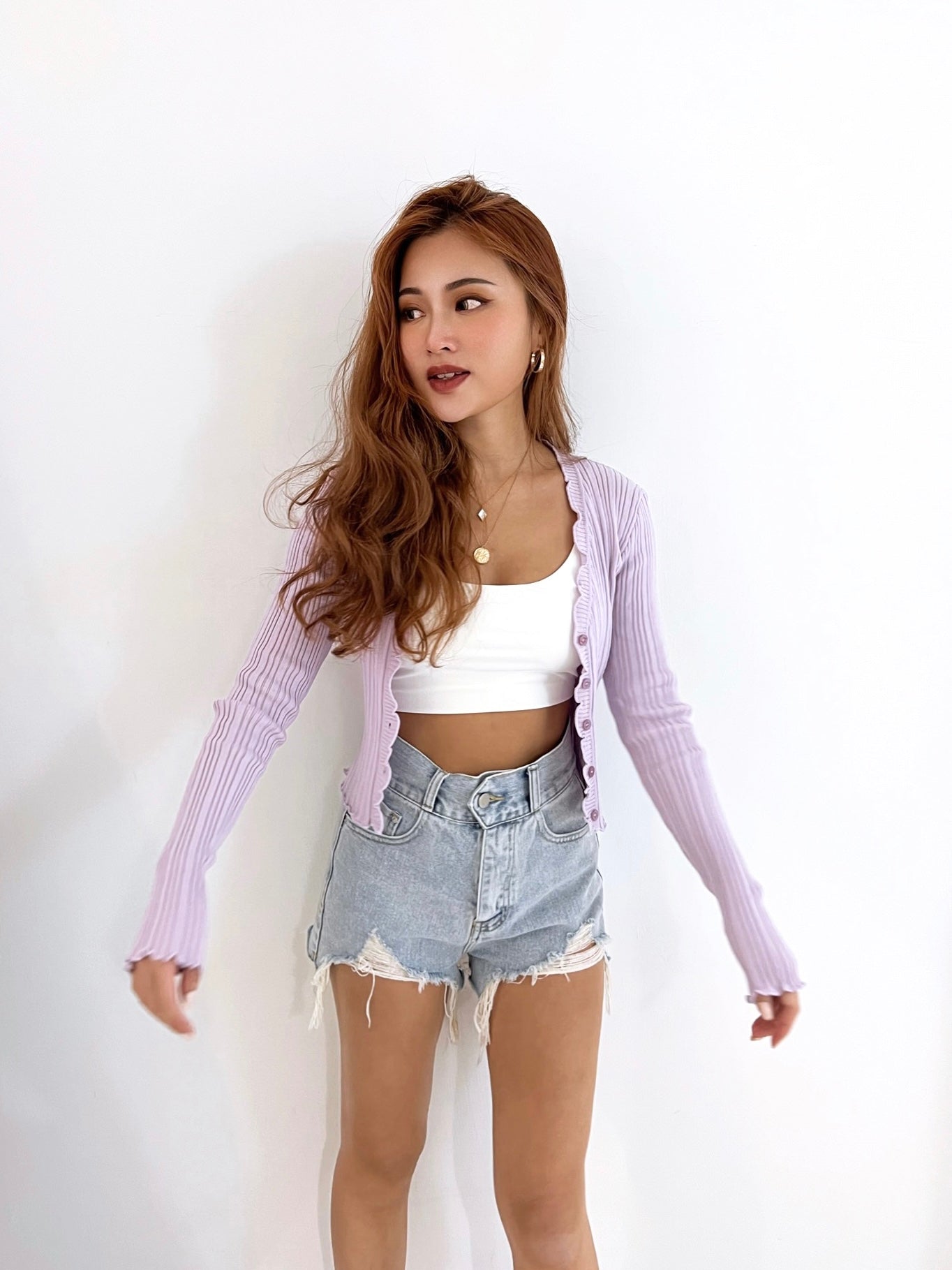 Tyler Ribbed Cardigan Top