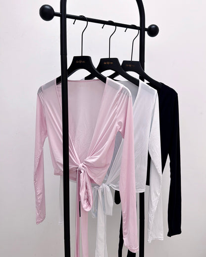 Ballerina Silky Wrap Long-sleeve