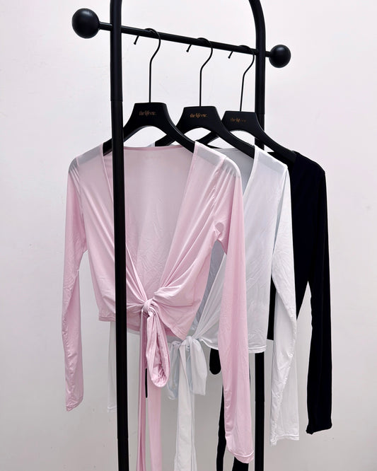 Ballerina Silky Wrap Long-sleeve