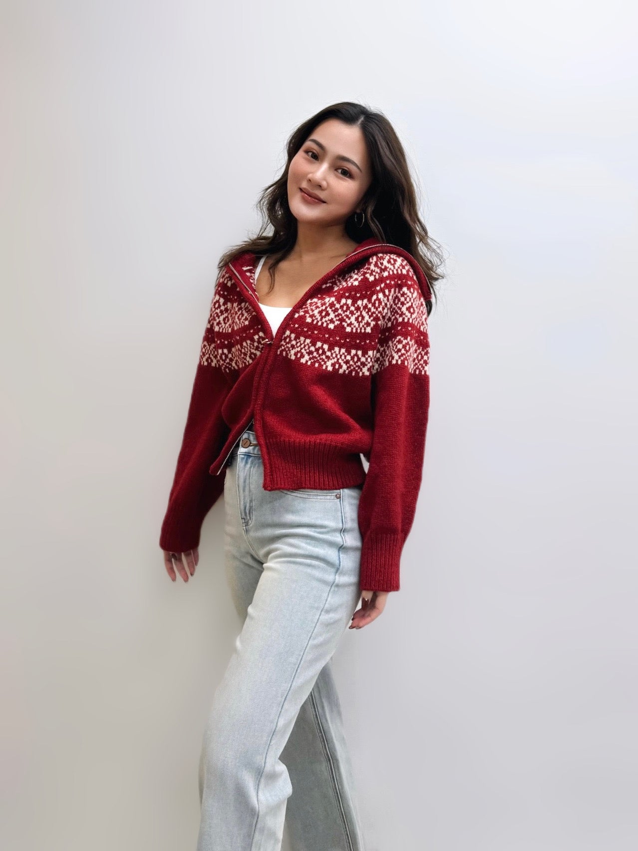 Fair Isle Knit Sweater