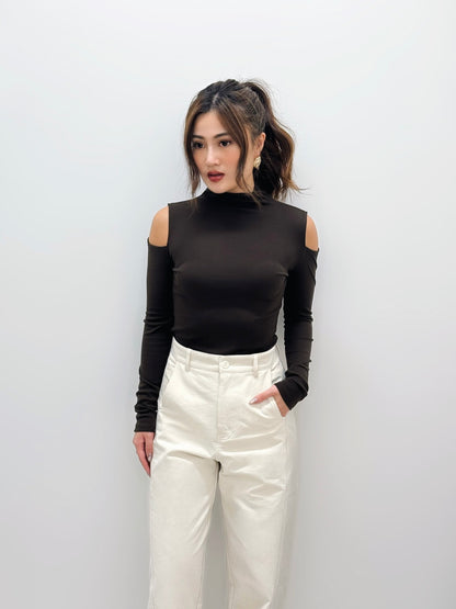 Ignite Cold-shoulder Long Sleeve