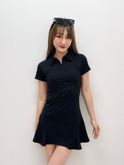 Main Character Padded Polo Dress