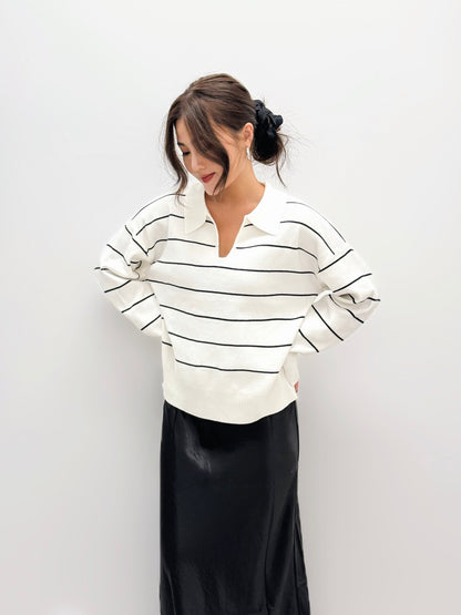 Serenity Stripe Knit Sweater