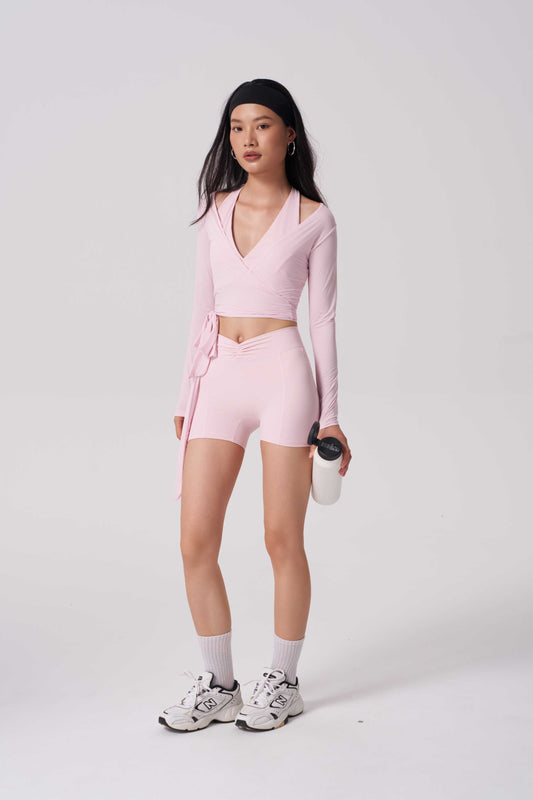 Ballerina Silky Wrap Long-sleeve