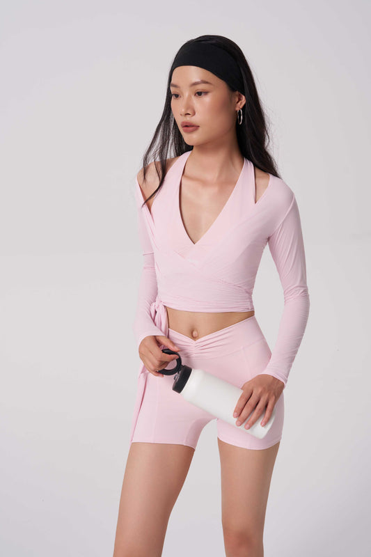 Ballerina Silky Wrap Long-sleeve