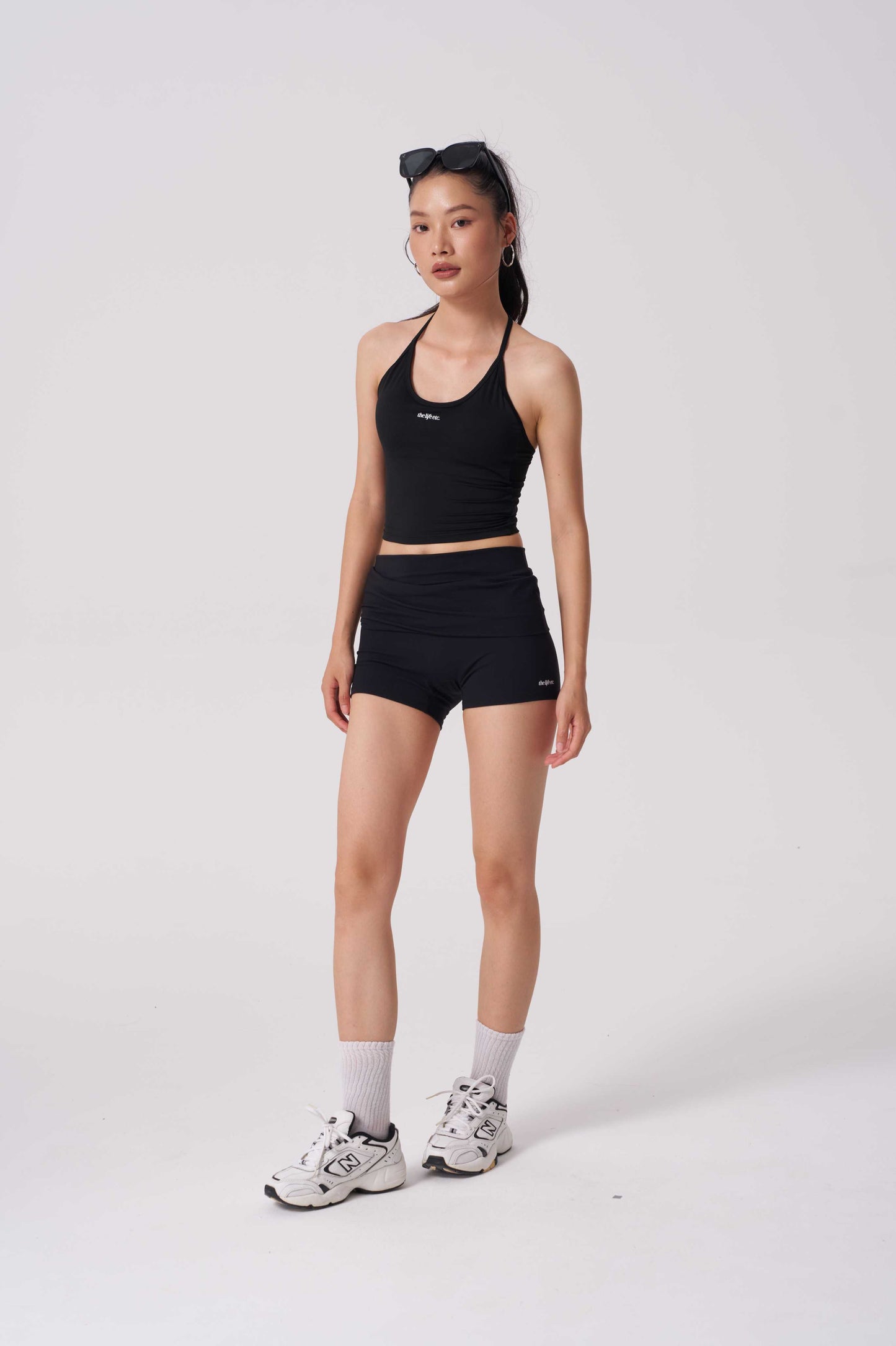 Aura Roll-over Bike Shorts