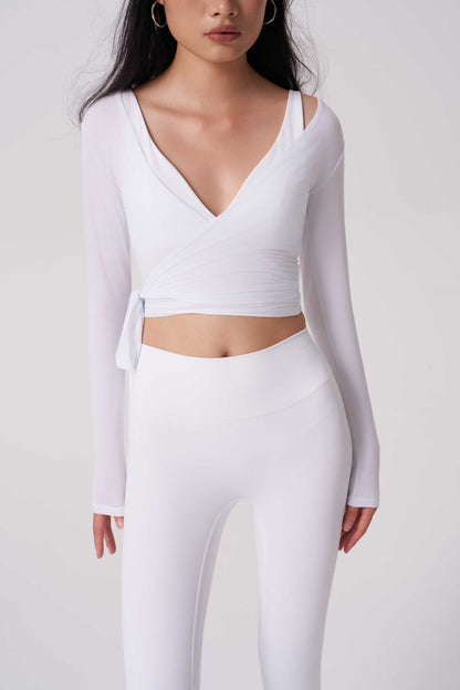 Ballerina Silky Wrap Long-sleeve