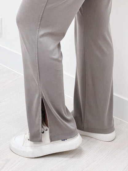 Reset Split-hem Wide-leg Pants