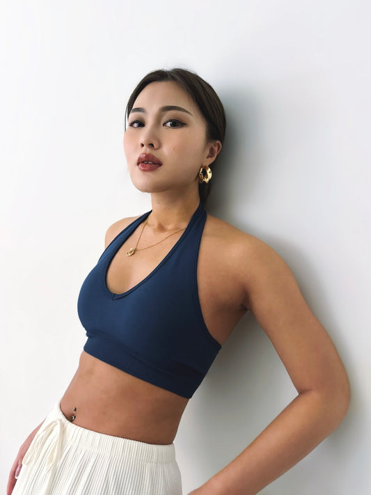 In Motion Padded Halter Top