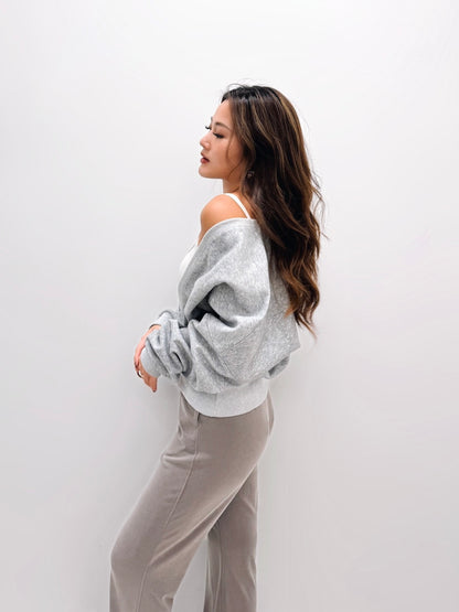 Sweat Shine V-neck Pullover