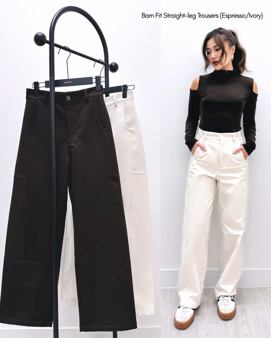 Barn Fit Straight-leg Trousers