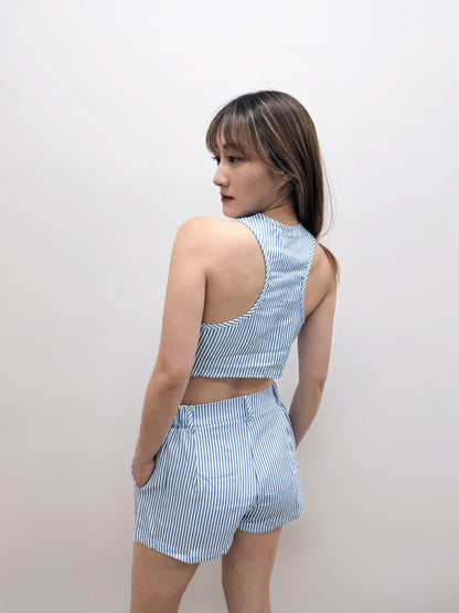 Peony Waistcoat / Short Set