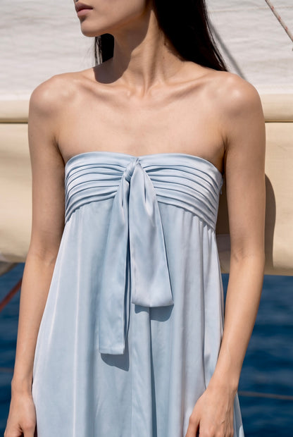Marina Silky Ribbon Tube Dress