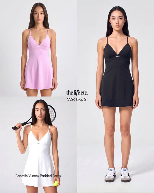 Portofino V-neck Padded Dress