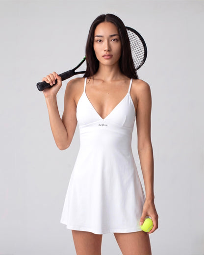 Portofino V-neck Padded Dress
