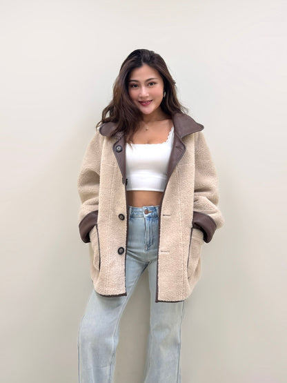 [PREMIUM] Dreamscape Faux Fur Leather Jacket