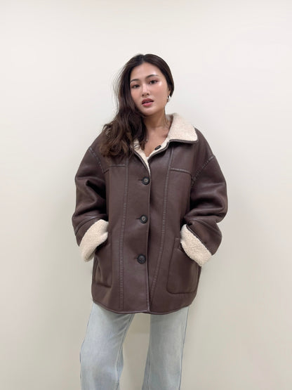 [PREMIUM] Dreamscape Faux Fur Leather Jacket