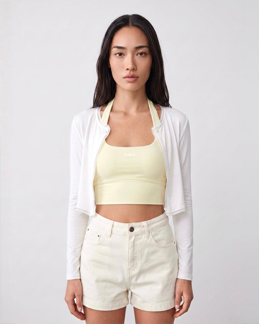Cabana Lace Trim Cardigan