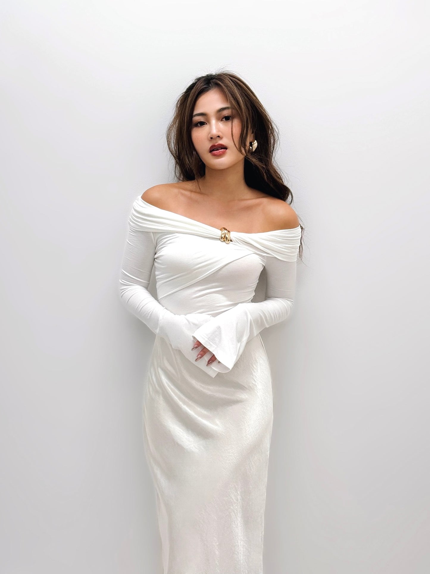 Crescent Off-shoulder Top