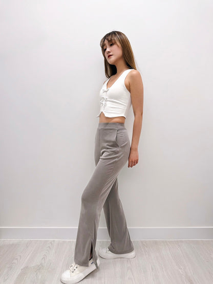Reset Split-hem Wide-leg Pants