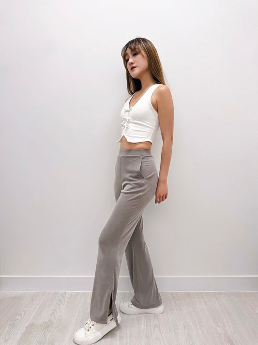 Reset Split-hem Wide-leg Pants
