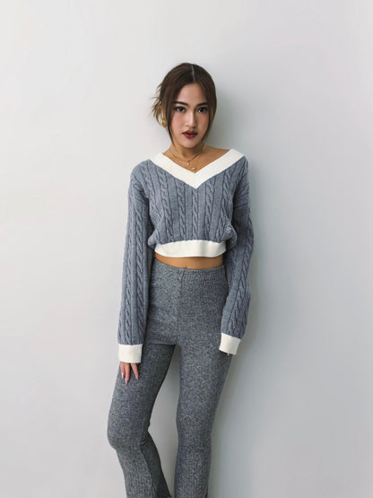 Veda Knitted Flared Pants