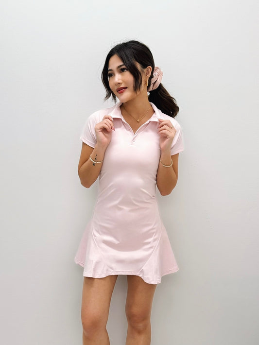 Main Character Padded Polo Dress