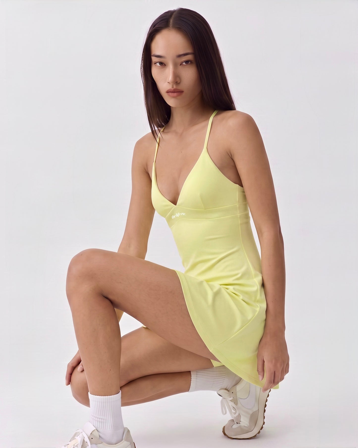 Portofino V-neck Padded Dress