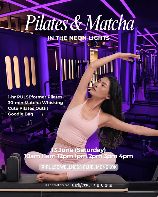 13 June Pilates & Matcha in the Neon Lights