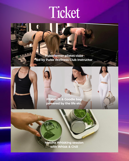 13 June Pilates & Matcha in the Neon Lights