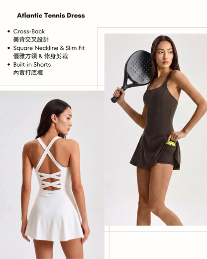 Atlantic Cross-back Tennis Dress