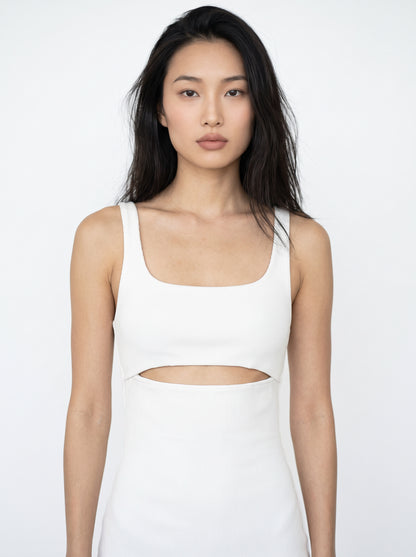 Courtside Underbust-slit Padded Dress