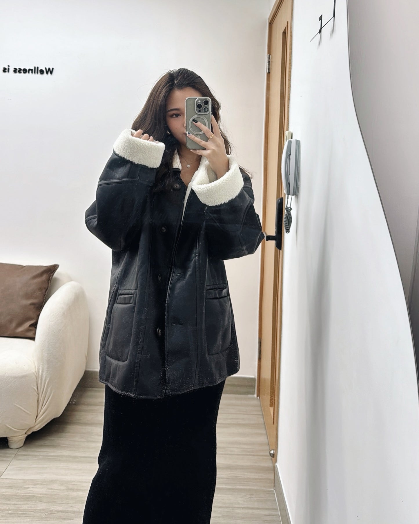 [PREMIUM] Dreamscape Faux Fur Leather Jacket