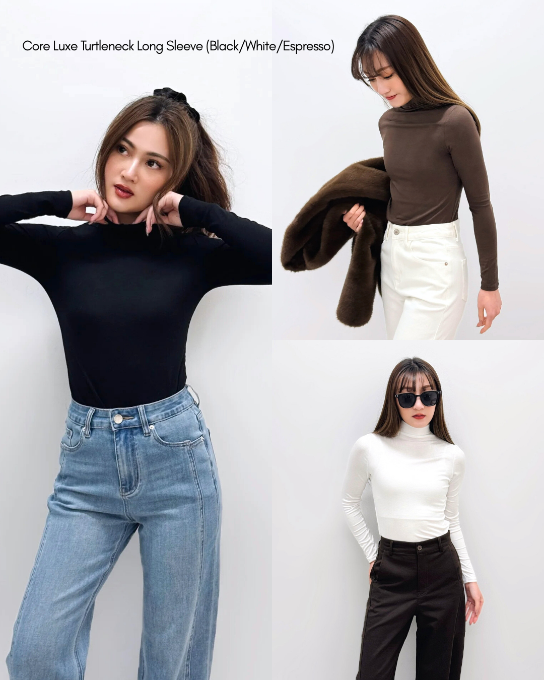 Core Luxe Turtleneck Long Sleeve