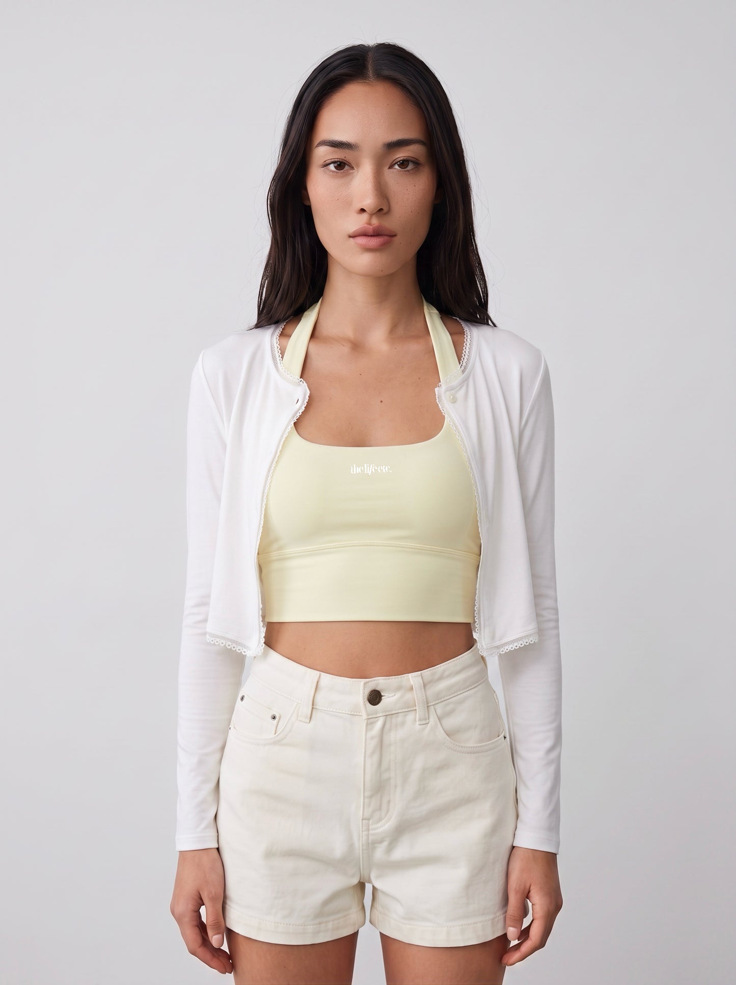 Cabana Lace Trim Cardigan