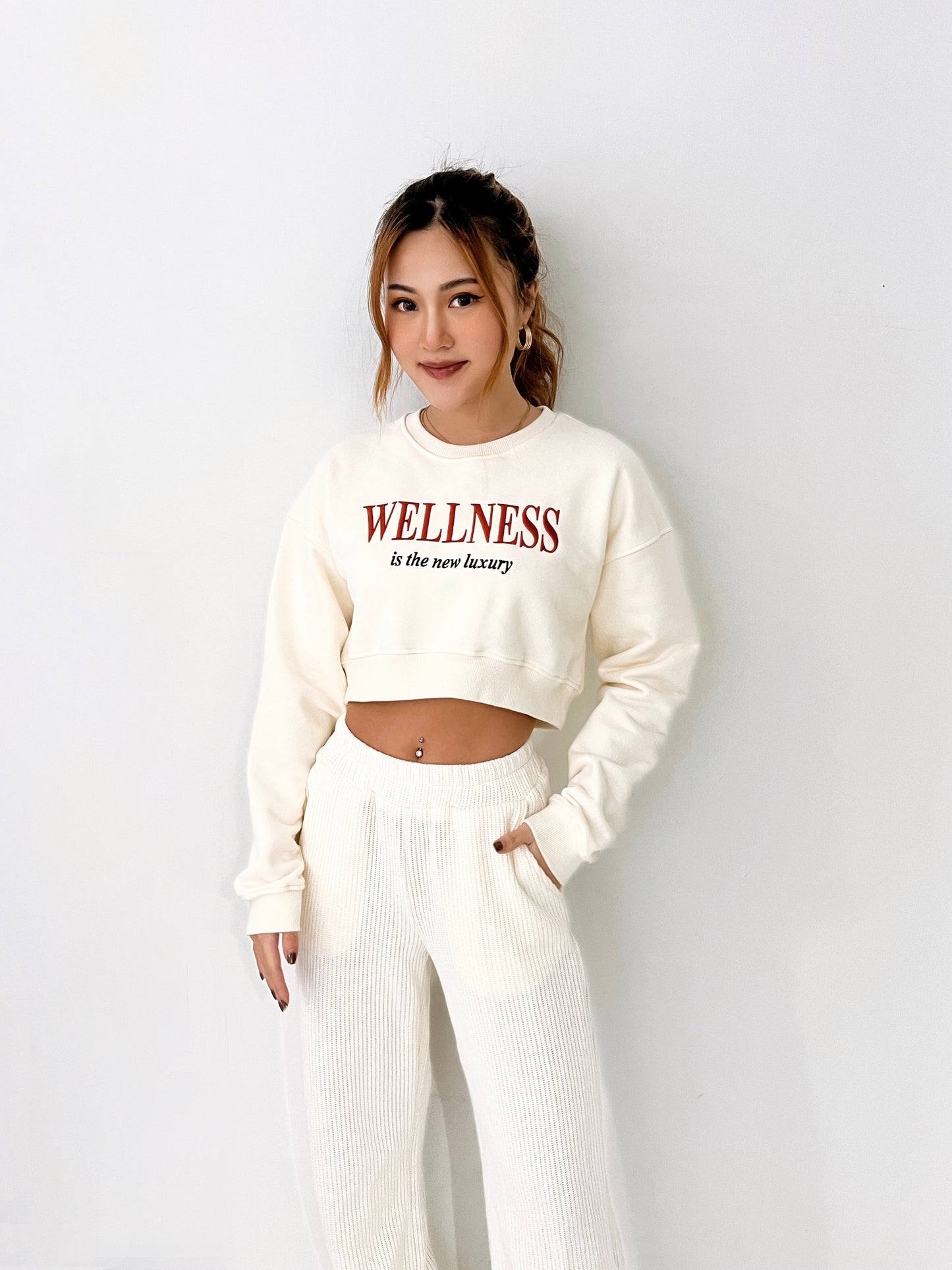 Wellness Crop Sweatshirt