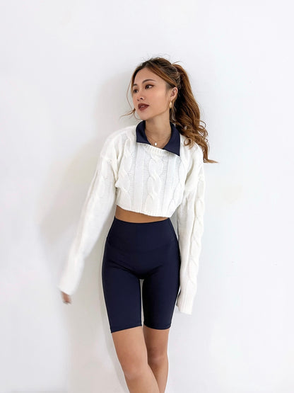 Grand Crop Knitted Top