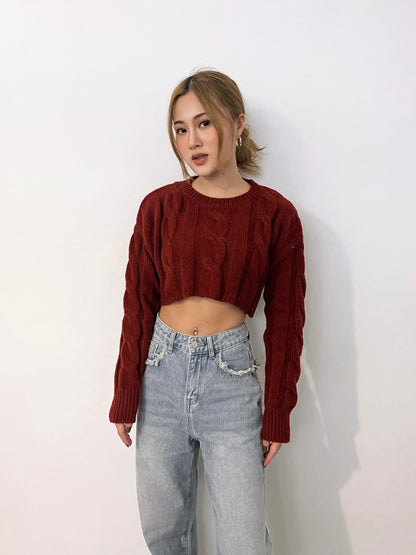 Grand Crop Knitted Top