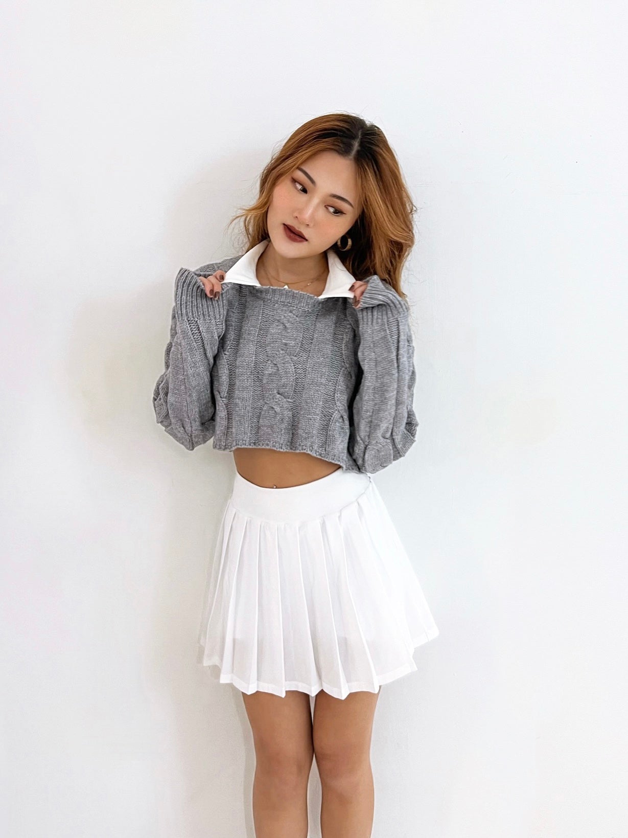 Grand Crop Knitted Top